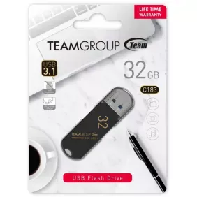 CLÉ USB TEAM GROUP C183 32 GO USB 3.1 NOIR