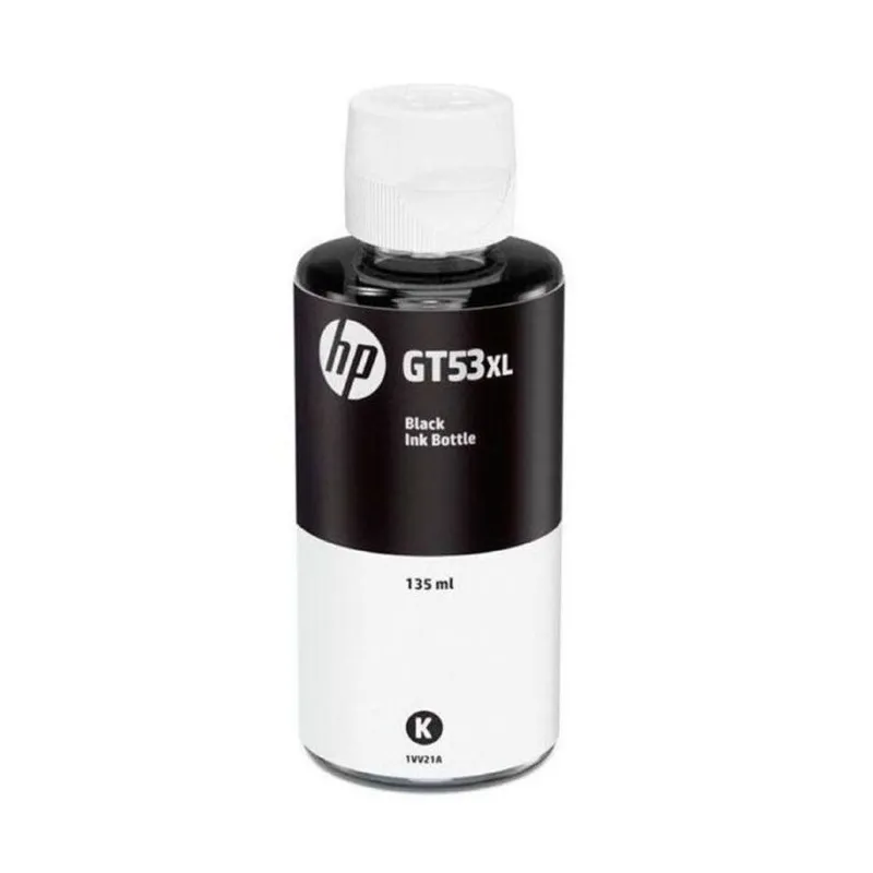 BOUTEILLE D'ENCRE ORIGINAL AUTHENTIQUE HP GT53XL 135 ML - NOIR