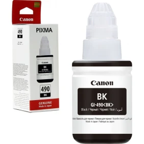 BOUTEILLE D'ENCRE ORIGINAL CANON GI 490BK - NOIR