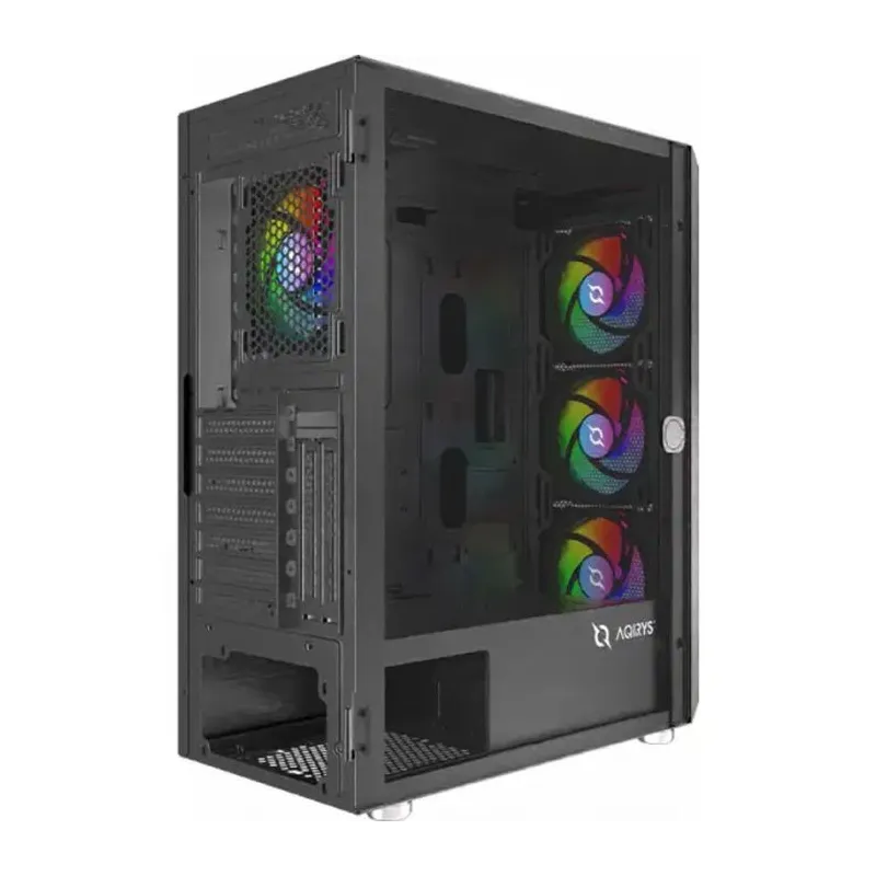 BOITIER GAMER AQIRYS WEZEN MINI TOUR MATX 4 FANS RGB – NOIR