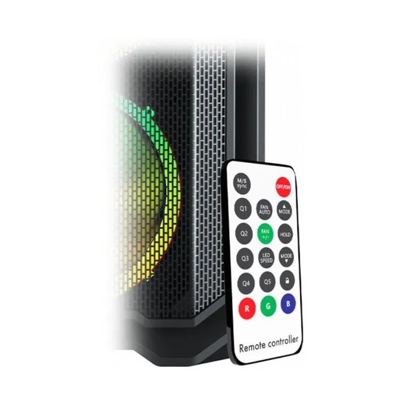 BOITIER GAMER AQIRYS WEZEN MINI TOUR MATX 4 FANS RGB – NOIR