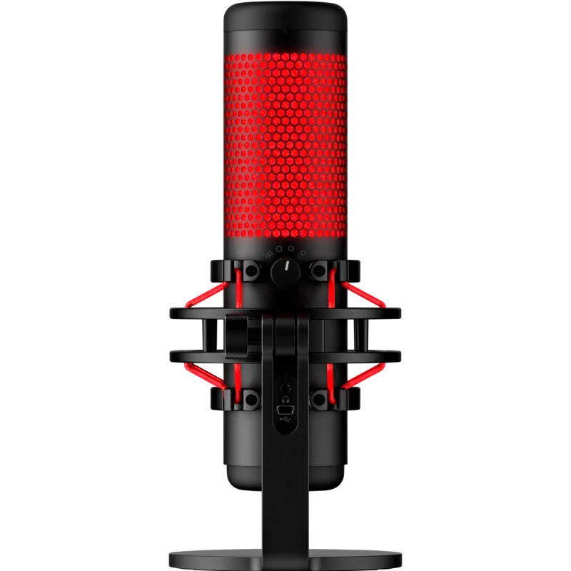 MICROPHONE QUADCAST HYPERX NOIR