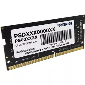 BARETTE MÉMOIRE PATRIOT SIGNATURE SO-DIMM DDR4 CL17 8 GO 2400MHZ