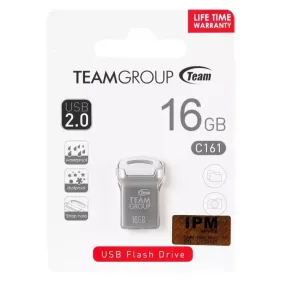 CLÉ USB TEAM GROUP C161 16GO USB 2.0 - SILVER & BLANC
