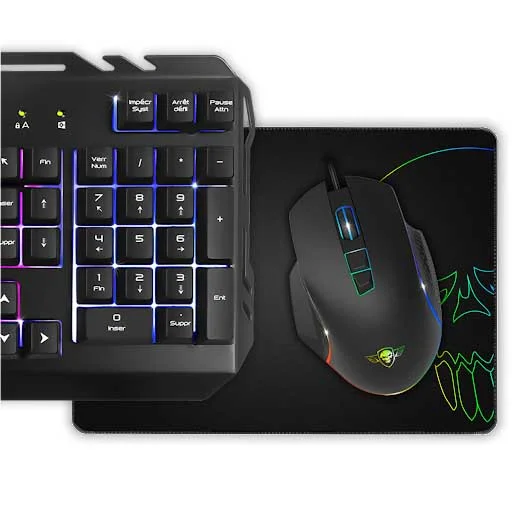 PACK GAMING SPIRIT OF GAMER 3EN1: CLAVIER + SOURIS + TAPIS